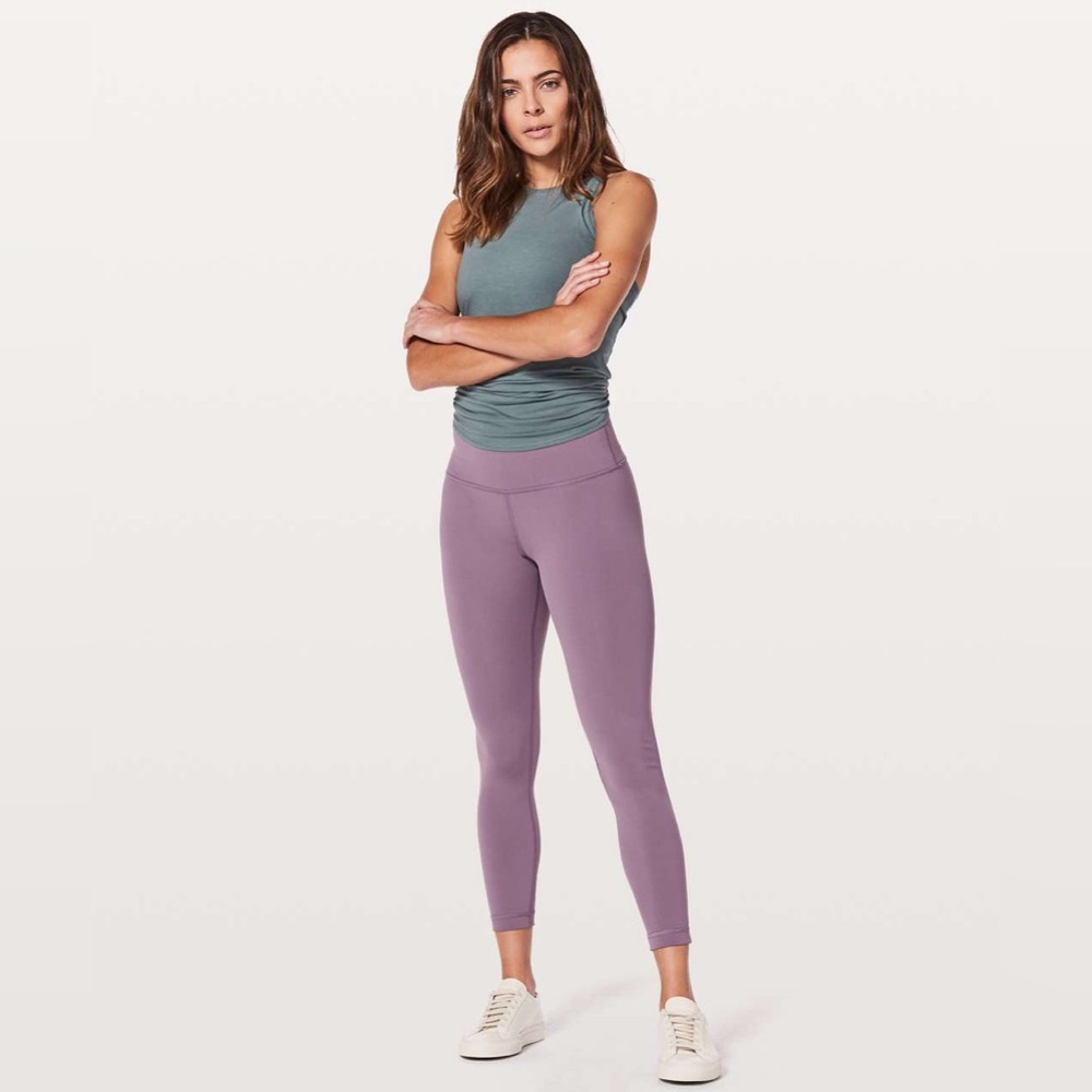 Lululemon, Smoked Mulberry, Size 4, Wunder Under *Luxtreme, High-rise, Tight 25”